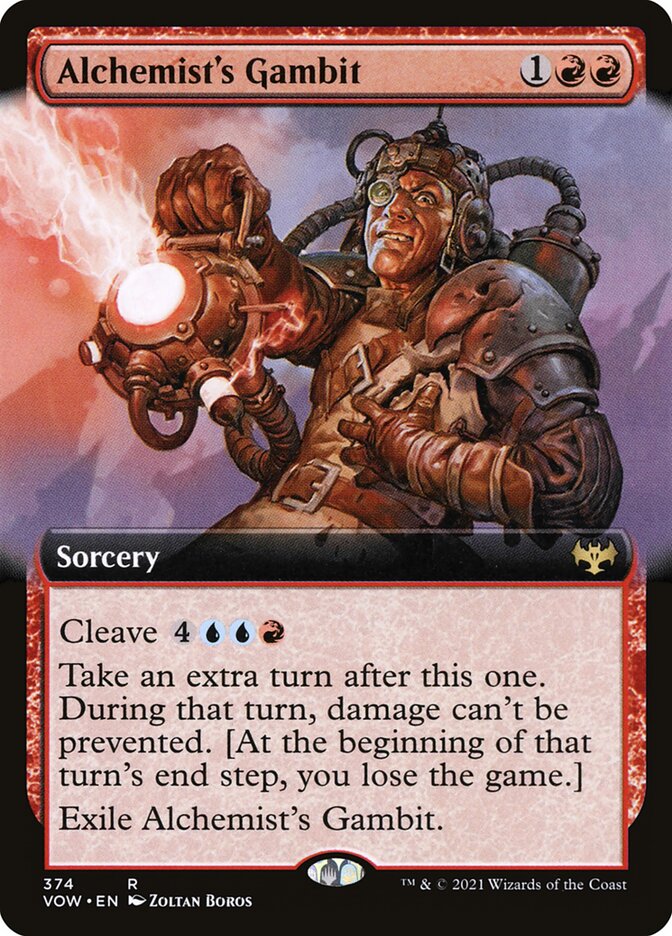 MTG Card Title: Alchemist's Gambit VOW/374