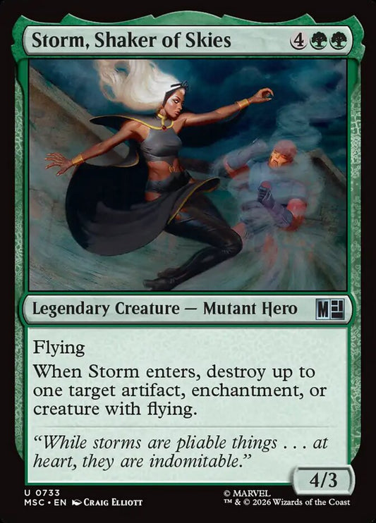 MTG Card Title: Storm, Shaker of Skies MSC/733