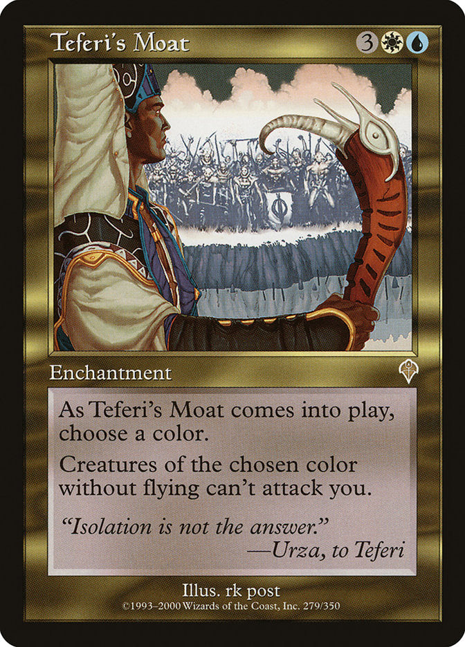 MTG Card Title: Teferi's Moat INV/279