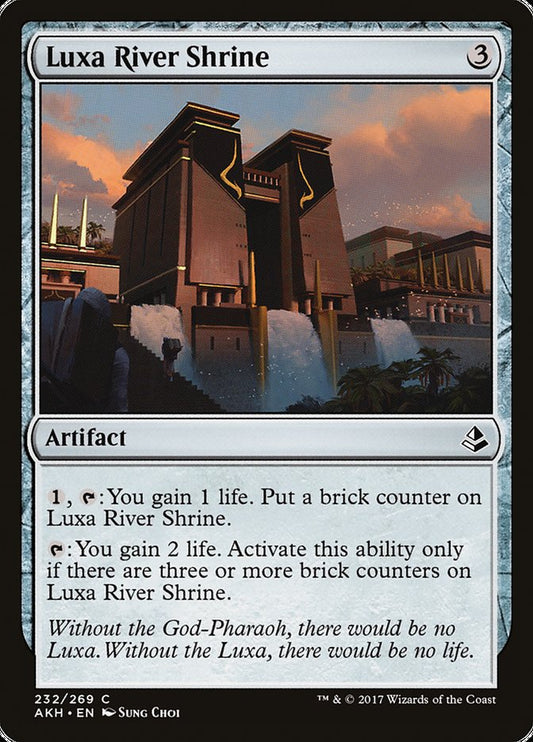 MTG Card Title: Luxa River Shrine AKH/232