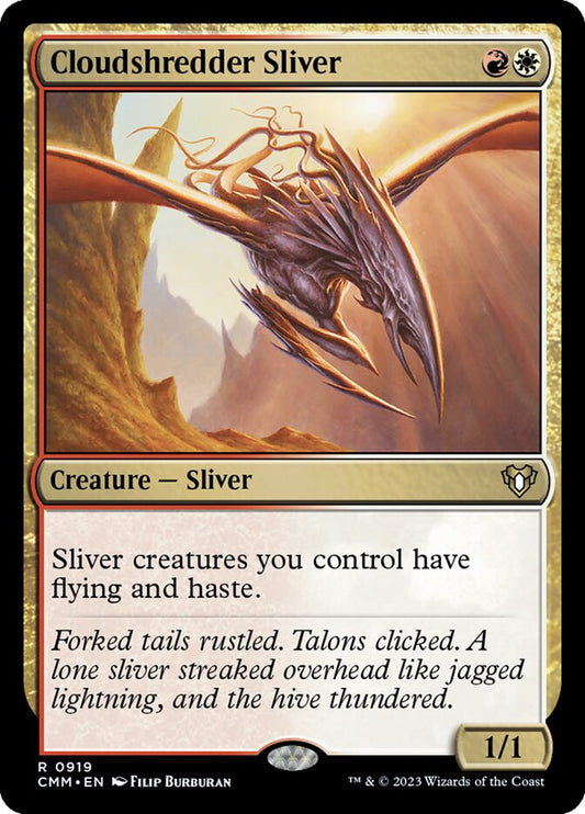 MTG Card Title: Cloudshredder Sliver CMM/919