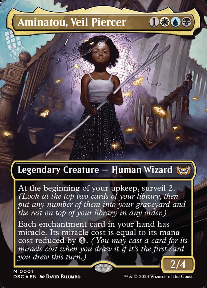 MTG Card Title: Aminatou, Veil Piercer DSC/1
