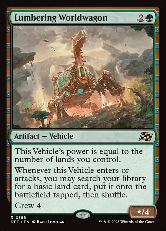 MTG Card Title: Lumbering Worldwagon DFT/168