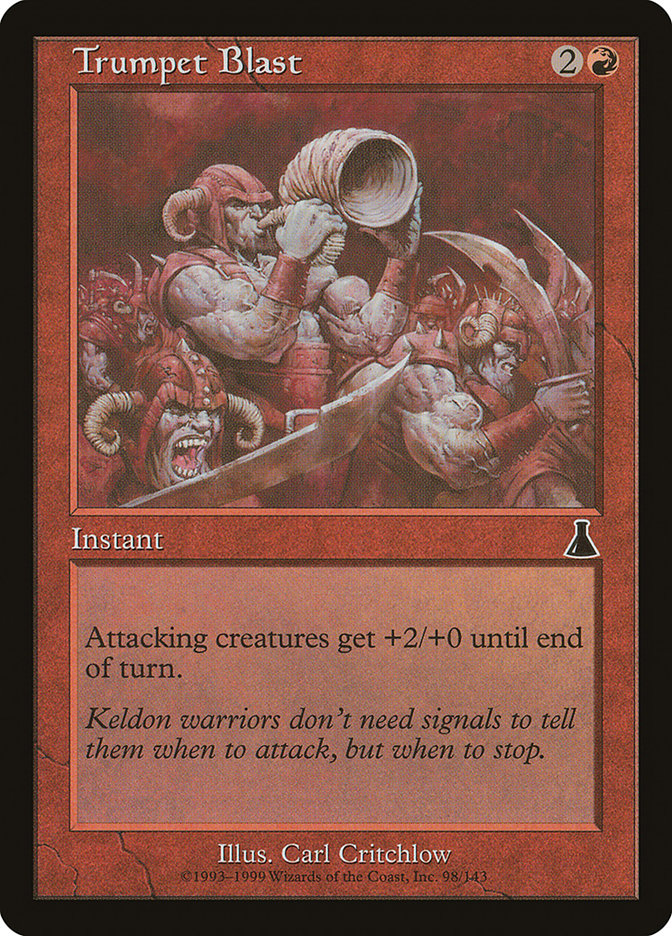 MTG Card Title: Trumpet Blast UDS/98