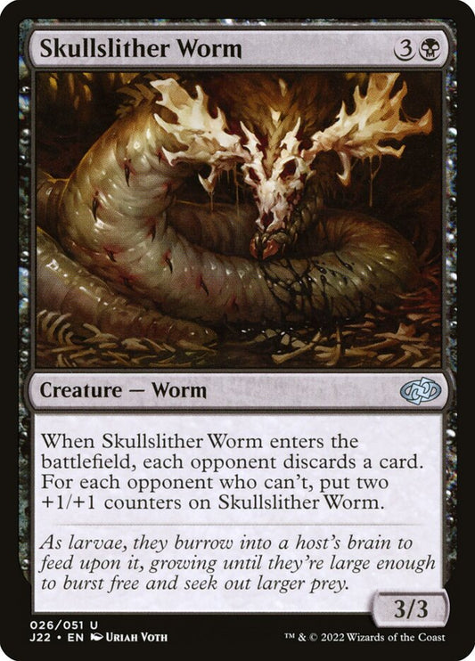 MTG Card Title: Skullslither Worm J22/26