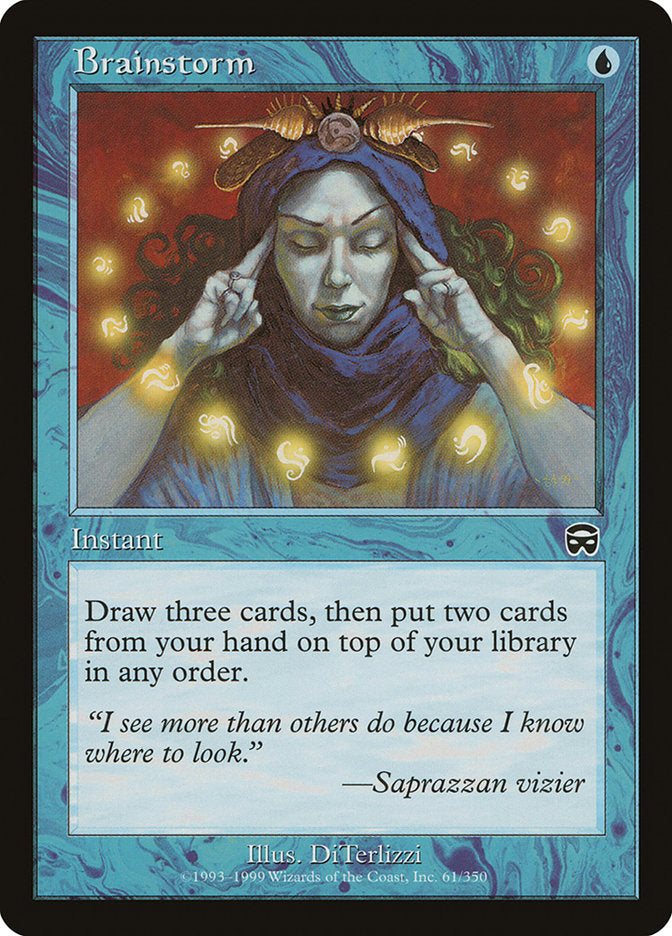 MTG Card Title: Brainstorm MMQ/61