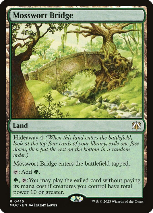 MTG Card Title: Mosswort Bridge MOC/415