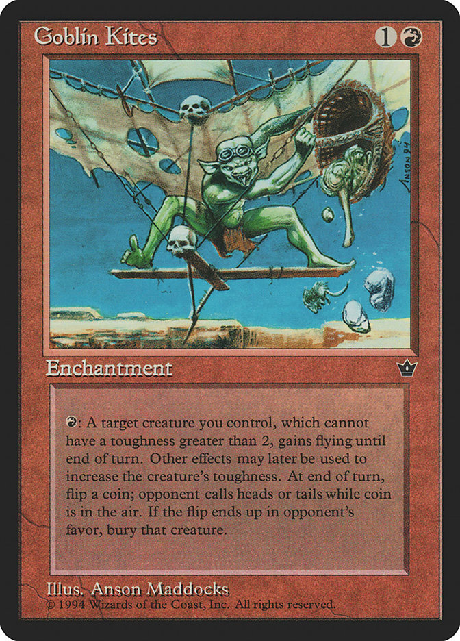 MTG Card Title: Goblin Kites FEM/57