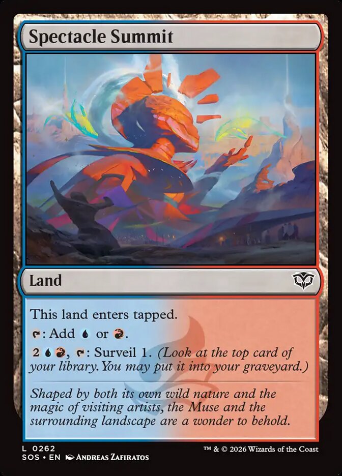 MTG Card Title: Spectacle Summit SOS/262
