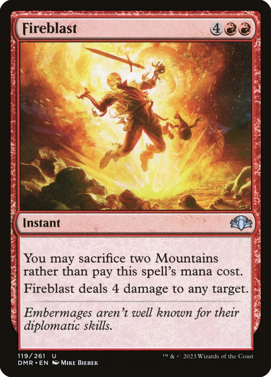 MTG Card Title: Fireblast DMR/119