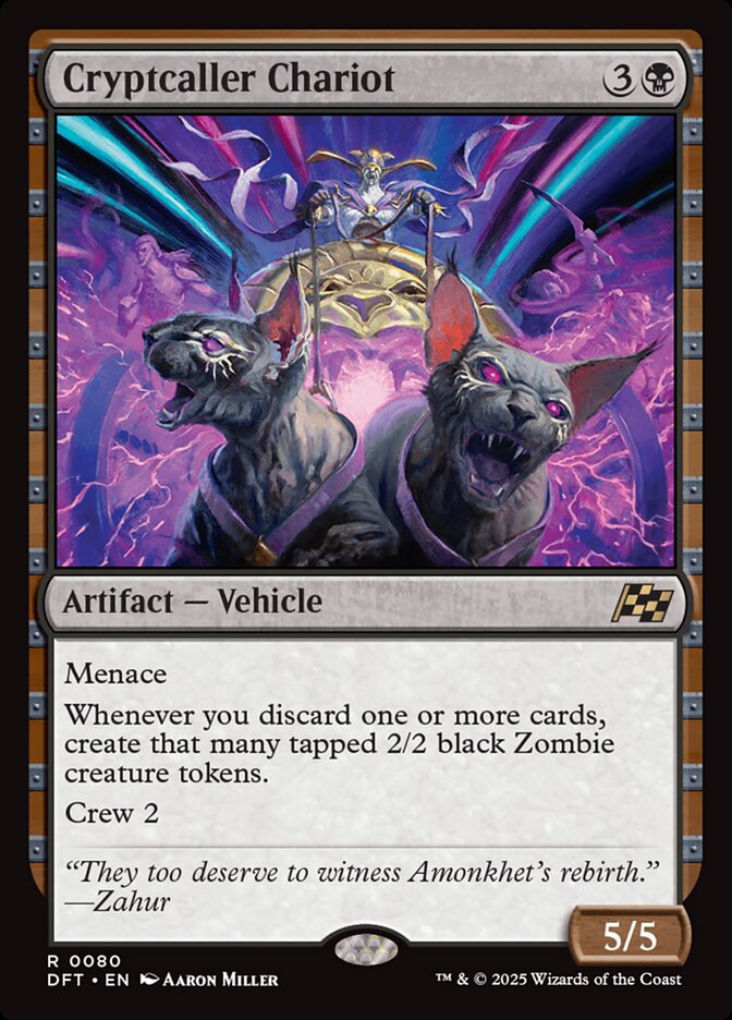 MTG Card Title: Cryptcaller Chariot DFT/80