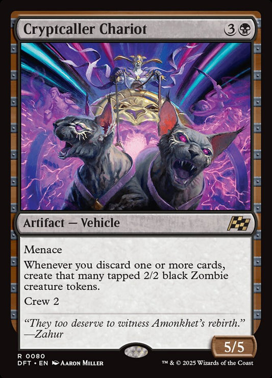 MTG Card Title: Cryptcaller Chariot DFT/80