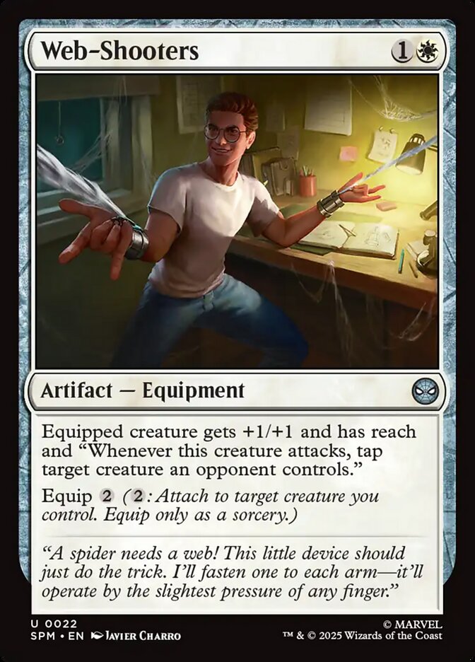 MTG Card Title: Web-Shooters SPM/22