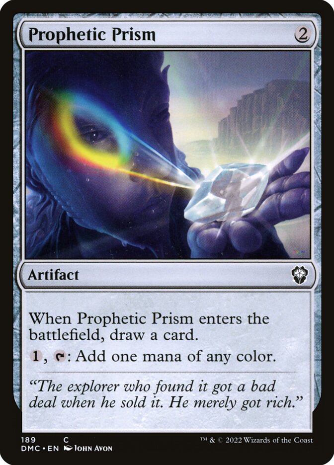 MTG Card Title: Prophetic Prism DMC/189