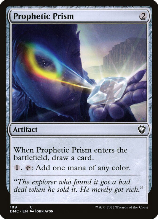 MTG Card Title: Prophetic Prism DMC/189