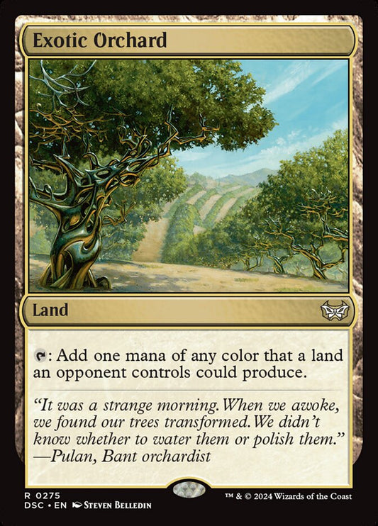MTG Card Title: Exotic Orchard DSC/275