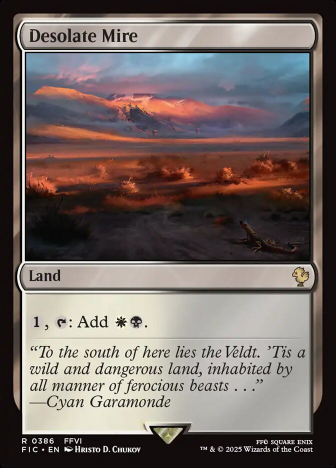 MTG Card Title: Desolate Mire FIC/386
