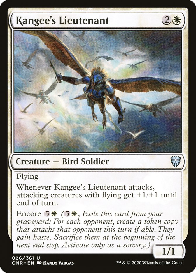 MTG Card Title: Kangee's Lieutenant CMR/26