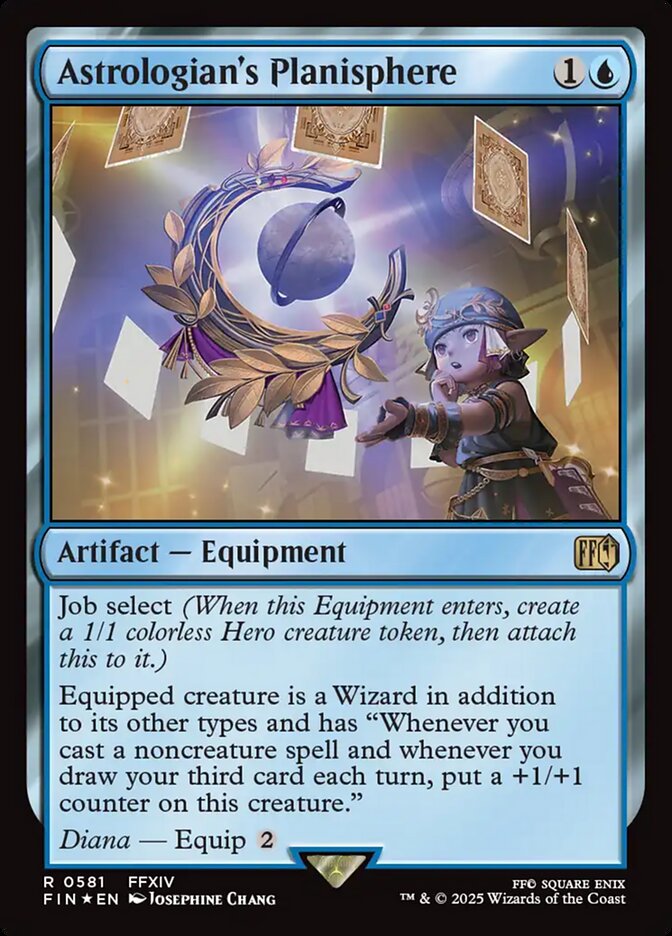 MTG Card Title: Astrologian's Planisphere FIN/581