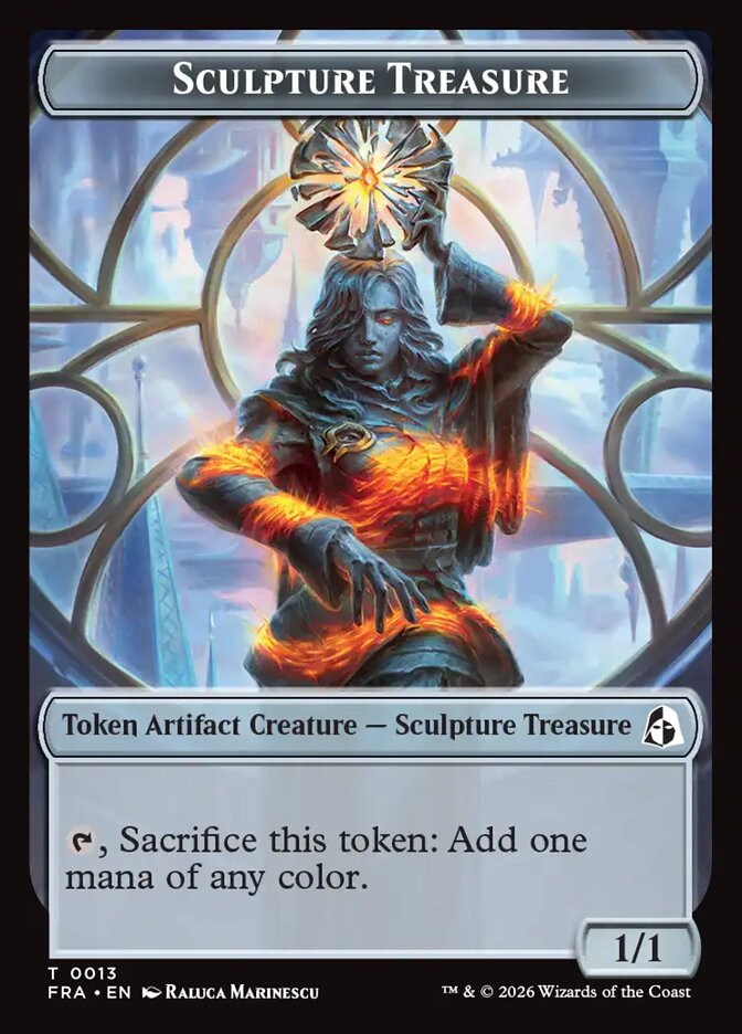 MTG Card Title: Sculpture Treasure TFRA/13