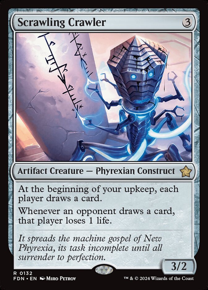 MTG Card Title: Scrawling Crawler FDN/132