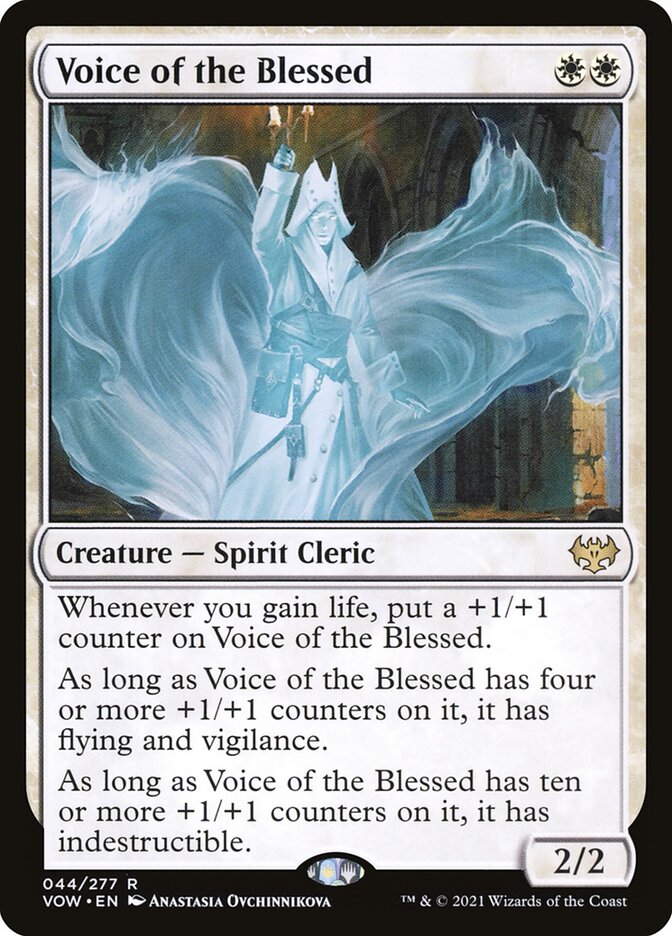 MTG Card Title: Voice of the Blessed VOW/44