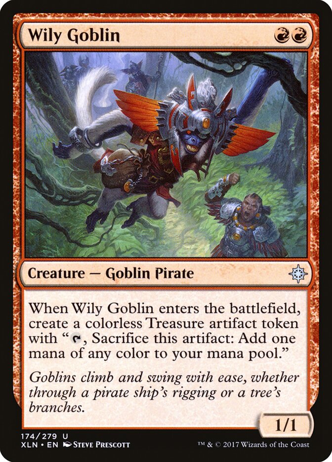MTG Card Title: Wily Goblin XLN/174