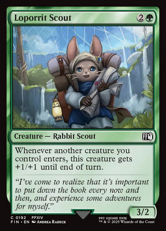 MTG Card Title: Loporrit Scout FIN/192