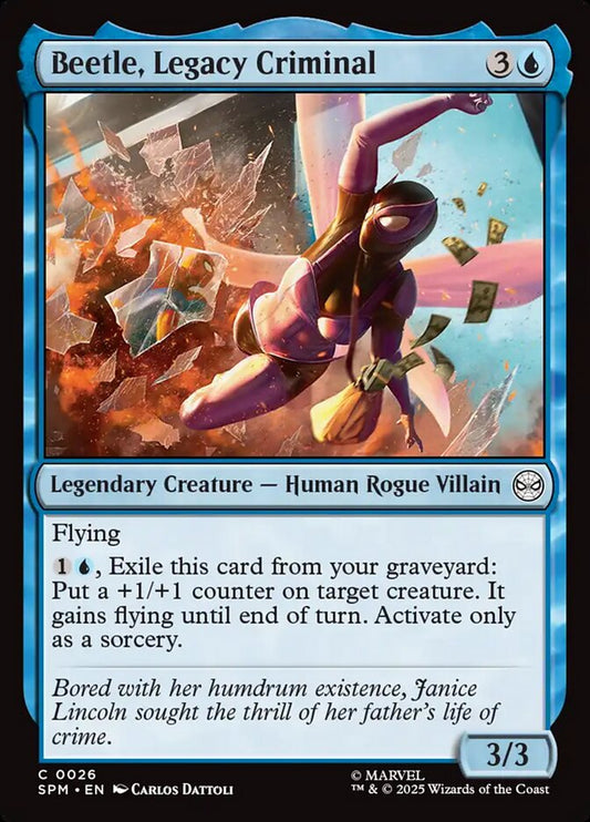MTG Card Title: Beetle, Legacy Criminal SPM/26