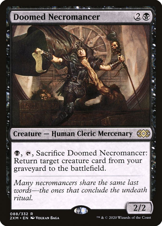 MTG Card Title: Doomed Necromancer 2XM/88