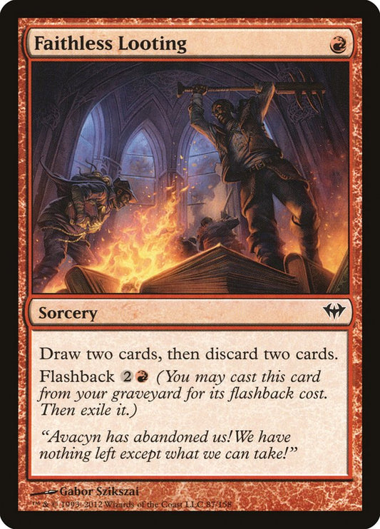 MTG Card Title: Faithless Looting DKA/87