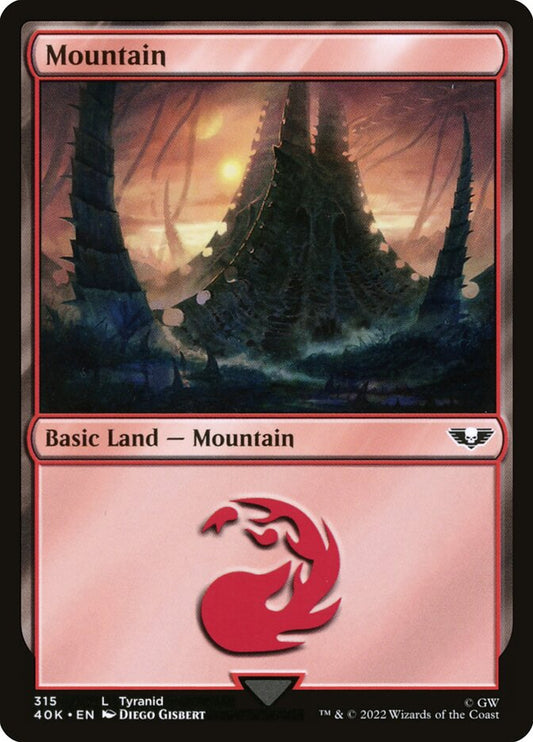 MTG Card Title: Mountain 40K/315