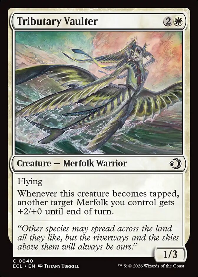 MTG Card Title: Tributary Vaulter ECL/40