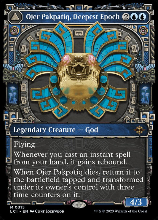 MTG Card Title: Ojer Pakpatiq, Deepest Epoch // Temple of Cyclical Time LCI/315