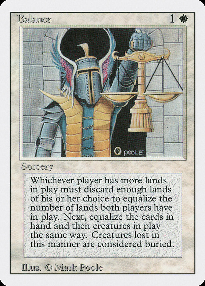 MTG Card Title: Balance 3ED/3