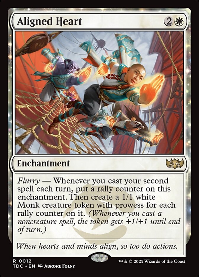 MTG Card Title: Aligned Heart TDC/12