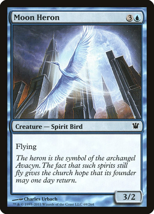 MTG Card Title: Moon Heron ISD/69