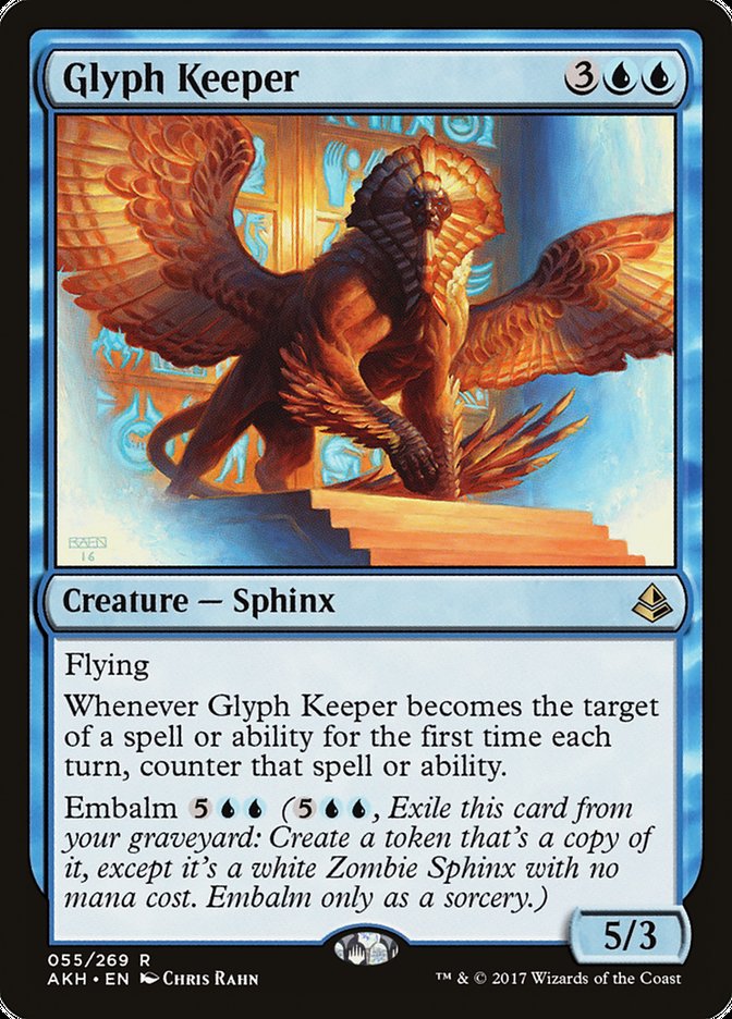 MTG Card Title: Glyph Keeper AKH/55