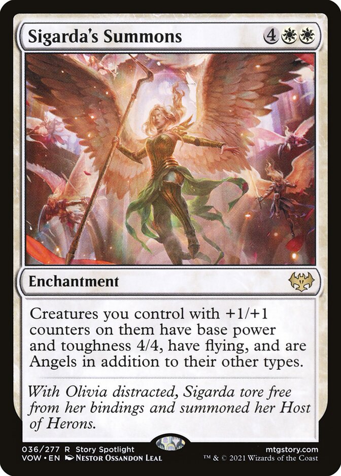 MTG Card Title: Sigarda's Summons VOW/36