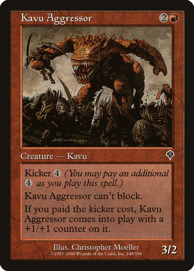 MTG Card Title: Kavu Aggressor INV/148