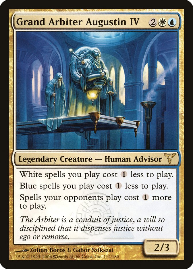 MTG Card Title: Grand Arbiter Augustin IV DIS/112