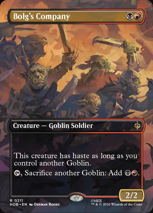 MTG Card Title: Bolg's Company HOB/211