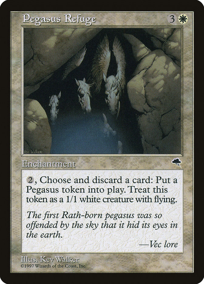 MTG Card Title: Pegasus Refuge TMP/35
