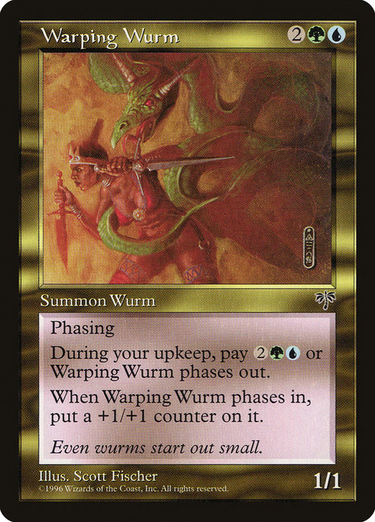 MTG Card Title: Warping Wurm MIR/287