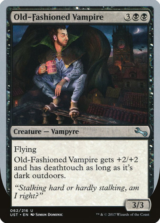 MTG Card Title: Old-Fashioned Vampire UST/62