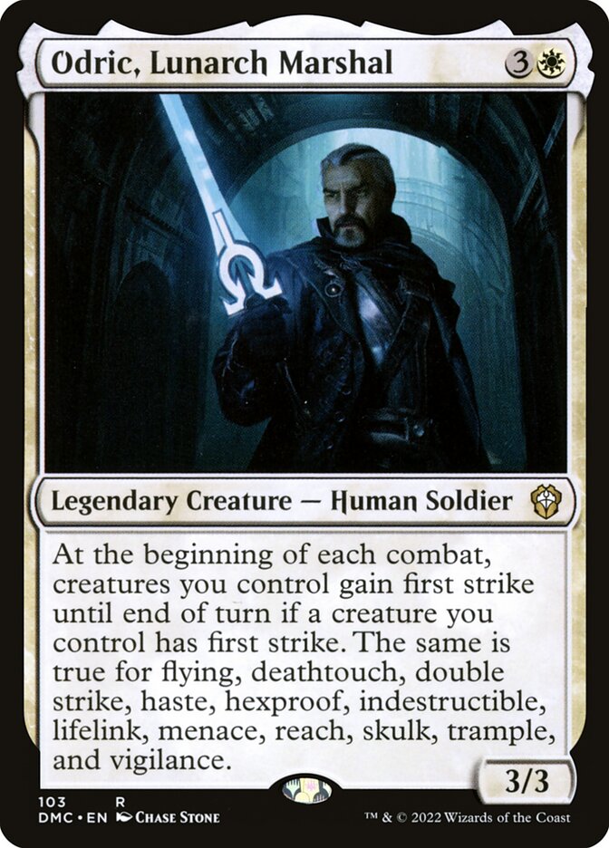 MTG Card Title: Odric, Lunarch Marshal DMC/103