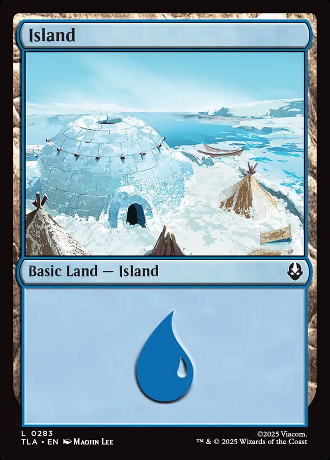 MTG Card Title: Island TLA/283