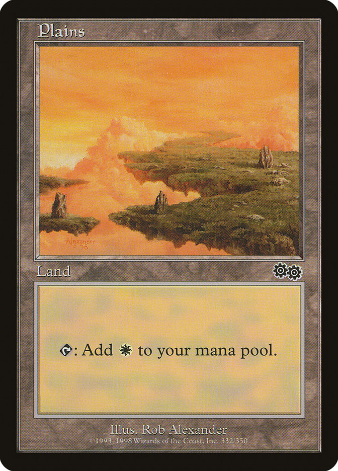 MTG Card Title: Plains USG/332