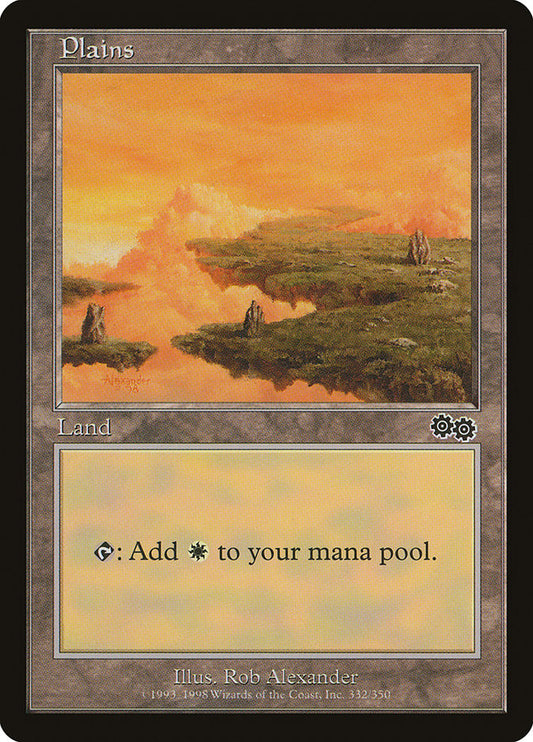 MTG Card Title: Plains USG/332
