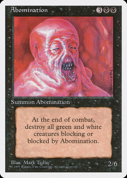 MTG Card Title: Abomination 4ED/117